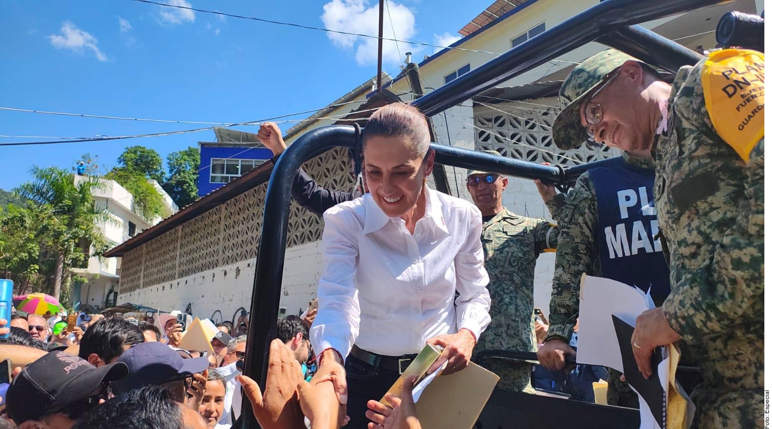 Visita Sheinbaum zonas afectadas en la Huasteca 