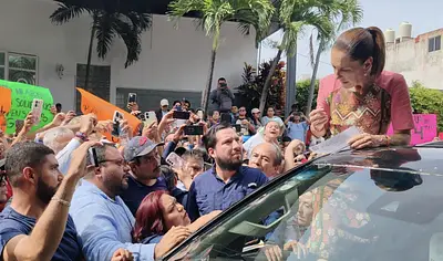 Bloquea Ceteg paso a Sheinbaum en Guerrero: ¿logró entregarle su pliego petitorio?